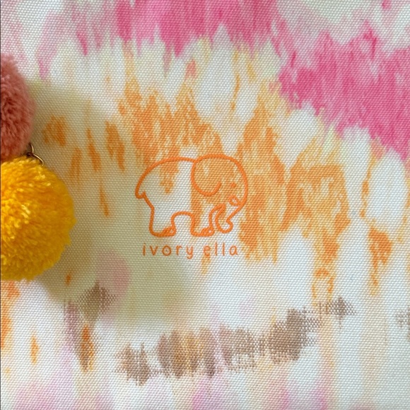 Ivory Ella Colorful Tie-Dye Pouch - Picture 3 of 9